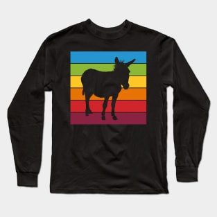 Rainbow Donkey Long Sleeve T-Shirt